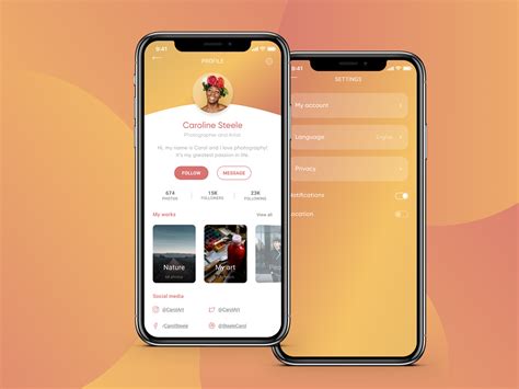 mobile User Profile .
